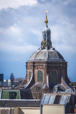 Marekerk, Leiden ve Hollanda 'nın merkezindeki şehir manzarası