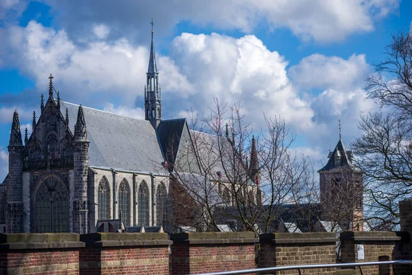 Hooglandse Kerk Laatgotische Basiliek Leiden Nederland — Stockfoto