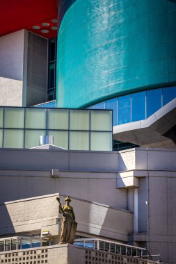 02 Nisan 2023, Utrecht, Hollanda, Utrecht Merkez İstasyonu yakınlarındaki Modern Ofis Binaları