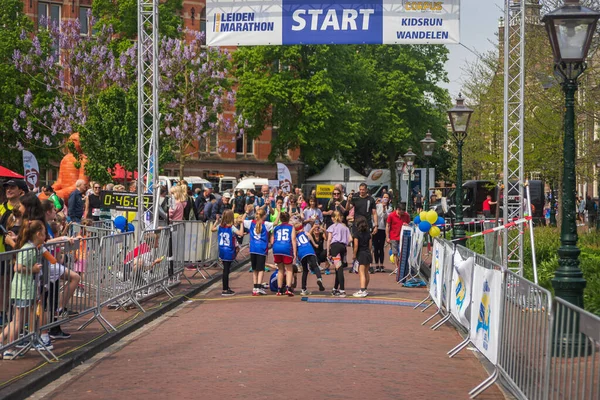 May 2023 Leiden Netherlands Traditional Leiden Marathon Attracted Great Number — Stock Photo, Image