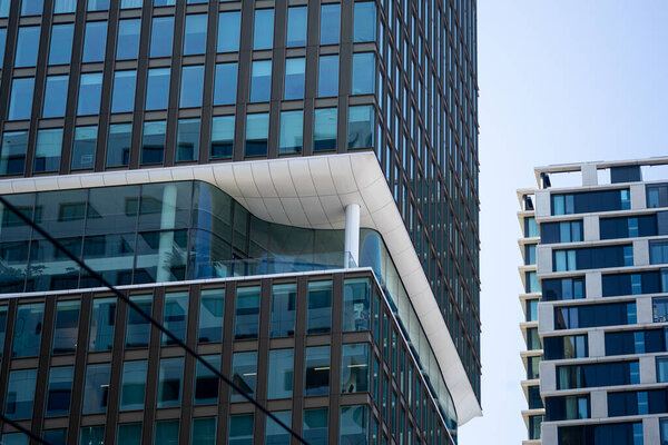03 June 2023, Utrecht, Netherlands, Modern Office Buildings Near Utrecht Centraal Train Station