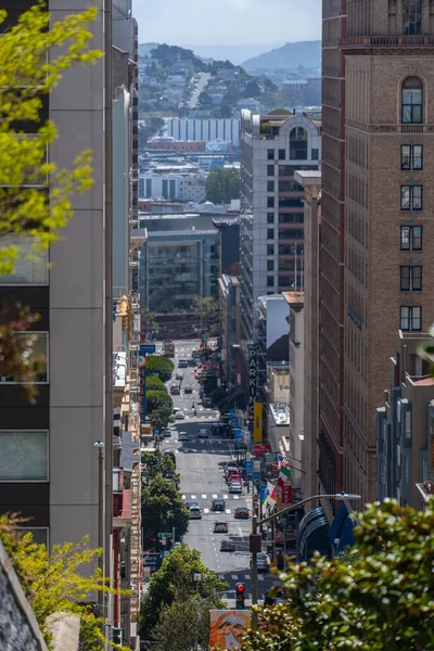旧金山 2023年4月27日 美国加利福尼亚州市中心附近的旧金山街道 免版税图库照片