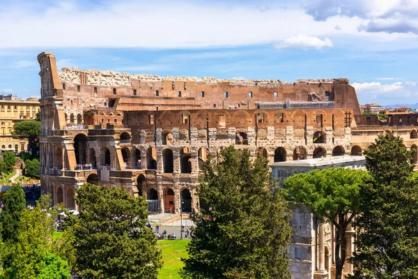 Rzym Włochy Kwietnia 2023 Koloseum Amfiteatr Centrum Rzymu Największy Starożytny — Zdjęcie stockowe