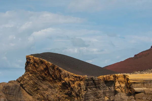 Vulkaan Van Capelinhos Werd Geboren Zee Parochie Van Capelinhos Faial — Stockfoto