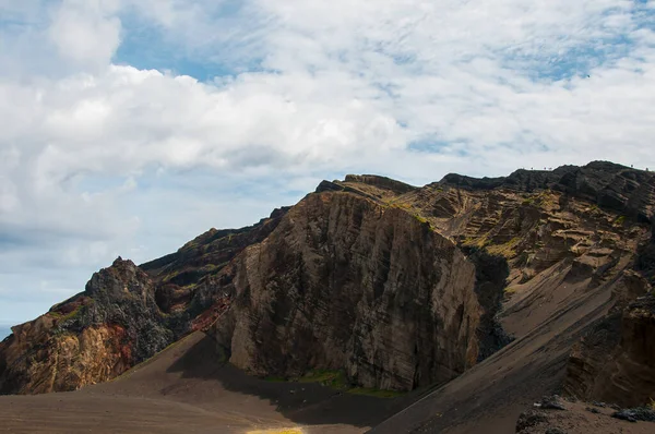 Vulkaan Van Capelinhos Werd Geboren Zee Parochie Van Capelinhos Faial — Stockfoto