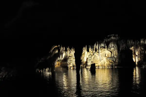 Jaskinie Wyspie Palma Mallorca Hiszpanii — Zdjęcie stockowe