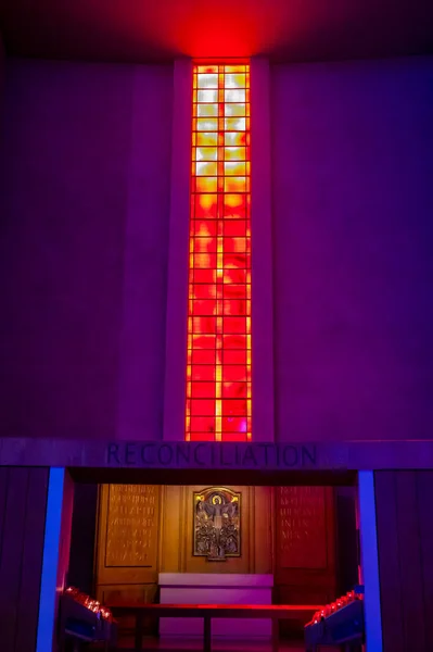 Innenausstattung Der Liverpool Metropolitan Cathedral Der Römisch Katholischen Kathedrale Liverpool — Stockfoto
