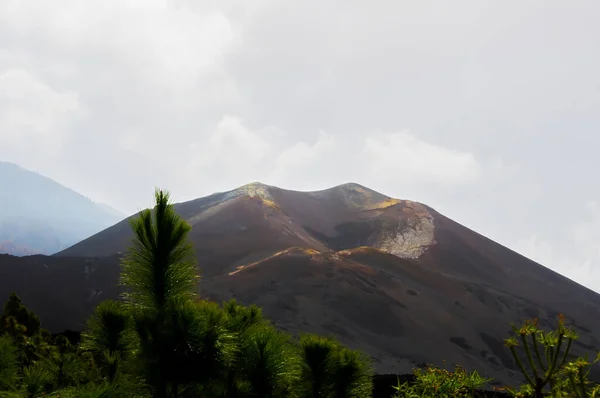 拉帕尔马岛上的Cumbre Vieja火山火山景观 — 图库照片