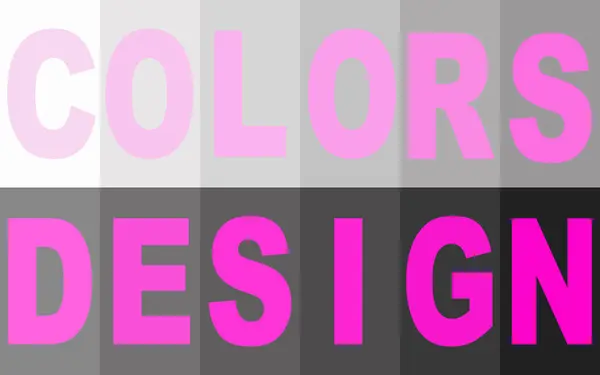 CoLORS DESIGN kelimeleriyle canlı renklere sahip arkaplan