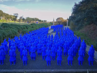 Portekiz 'deki Budha Eden Parkı' nda heykel