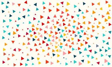 Soyut üçgen Renk arkaplan vektör tasarımı.