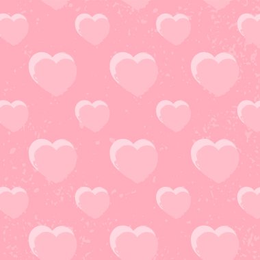Hearts . Grunge stamps collection.love Shapes for your design.Distressed symbols. Valentine's Day signs Vector
