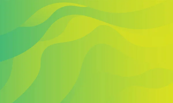 Soyut Yeşil Renkli Pankart Gradyan Rengi Küçük Polka Nokta Teknolojisi — Stok Vektör