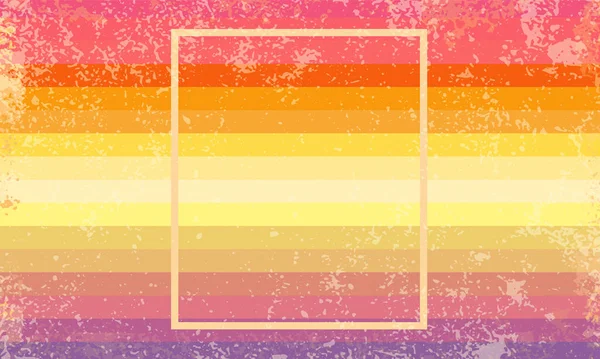 夏のアートラインテンプレートの背景のグランジ日没ベクトルデザイン — ストックベクタ