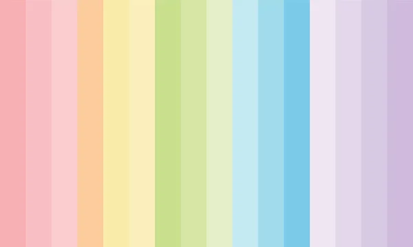 Regenboog Pastel Kleuren Art Line Template Achtergrond Vector Ontwerp — Stockvector