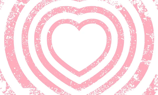 心臓だ あなたのデザインのためのグランジスタンプコレクション 愛の形 バレンタインデーの看板 Vector — ストックベクタ