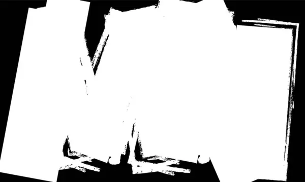 Textura Grunge Drsné Špinavé Pozadí Brushed Black Paint Cover Vector — Stockový vektor