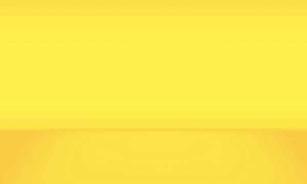 抽象的黄色和橙色渐变背景空空间工作室空间 用于展示产品广告网站矢量设计 — 图库矢量图片