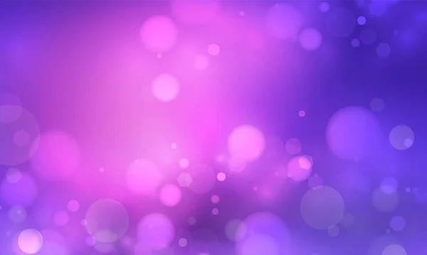 Фиолетовый Фон Боке Свет Векторного Волшебного Праздника Новым Годом Дизайн — стоковый вектор