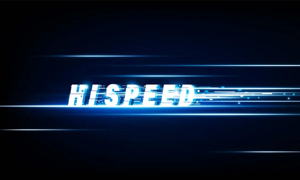 Tacho Geschwindigkeit Auto Armaturenbrett Design Hallo Speed Netzwerk Digitale Technologie — Stockvektor