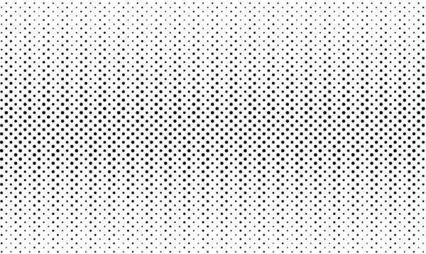 Monochrome Polka Dot Pattern Background Vector Design — Vettoriale Stock