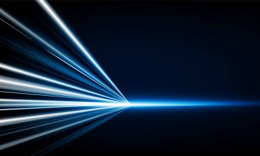 Soyut Hız İşletmeleri, elektrikli araba ve şehir konsepti ile ürün başlatmaya başlayın Hitech iletişim yenilik arka planı, vektör tasarımı