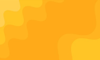 Vektör tasarımlı ve gradyan teknoloji arka planına sahip soyut sıvı şekilli sarı şablon pankartı