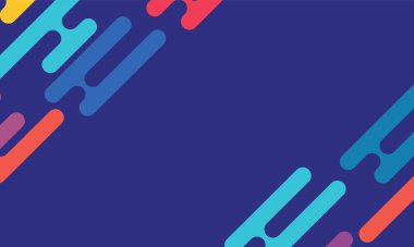 Soyut sıvı şekilli renkli geometrik şablon pankartı gradyan renk nokta teknolojisi arkaplan tasarımı vektör tasarımı