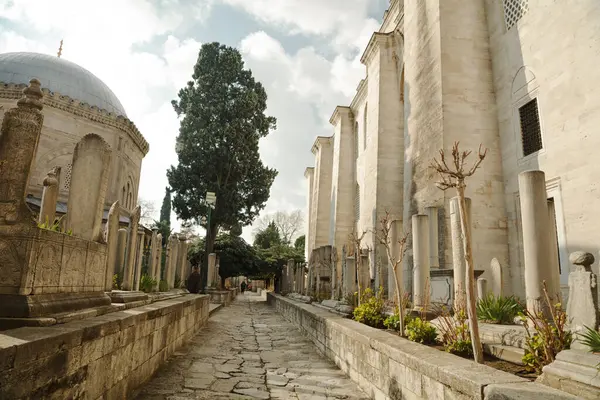 Οικογενειακό Κοιμητήριο Σουλτάνου Σουλεϊμάν Στην Κωνσταντινούπολη Royalty Free Φωτογραφίες Αρχείου