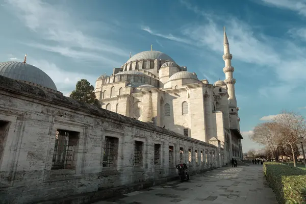 Mesquita Suleimanie Istambul Turquia Fotos De Bancos De Imagens