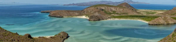 Balandra Beach Baja California Sur Aerial Panorama Landscape — Stock Photo, Image