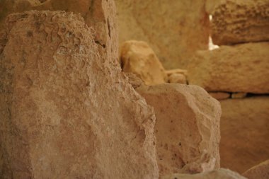 Malta megalitik tarih öncesi tapınak arkeolojik alanı
