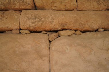 Malta megalitik tarih öncesi tapınak arkeolojik alanı