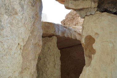 Malta megalitik tarih öncesi tapınak arkeolojik alanı