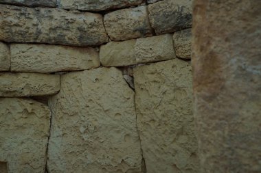 Malta megalitik tarih öncesi tapınak arkeolojik alanı