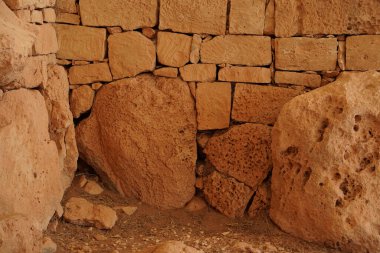 Malta megalitik tarih öncesi tapınak arkeolojik alanı