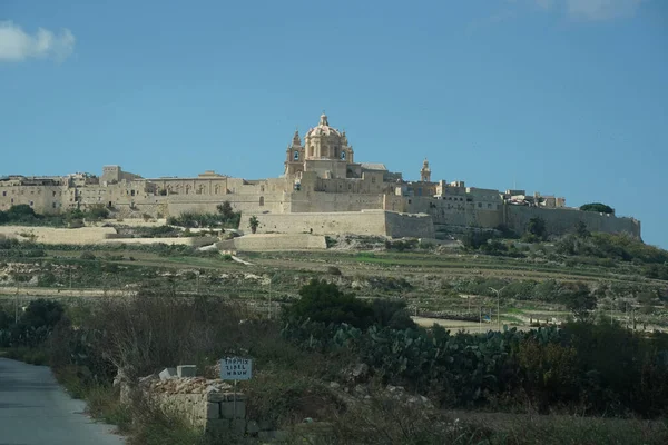 Medieval Medina Malta View Cityscape — Stock Photo, Image