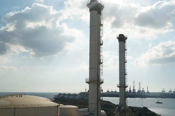 Malta Masaxlokk Gaskraftverk Detalj — Stockfoto
