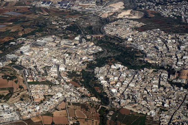 stock image malta aerial landscape panorama from airplane