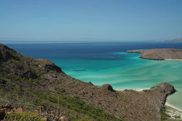 Playa Balandra Luftaufnahme Paz Baja California Sur — Stockfoto