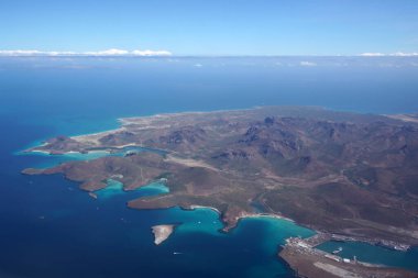 La paz baja california sur Mexico Havacılık Panorama Manzarası