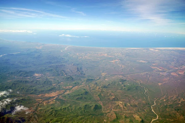 Baja California Sur Sierra Guadalupe Aerial View — Stock Photo, Image