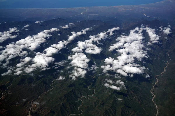 カリフォルニア スール シエラ グアダルーペ空撮 — ストック写真