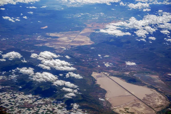 Guadalajara Jalisco Aerial Panorama Landscape Airplane Mexico — Stock Photo, Image
