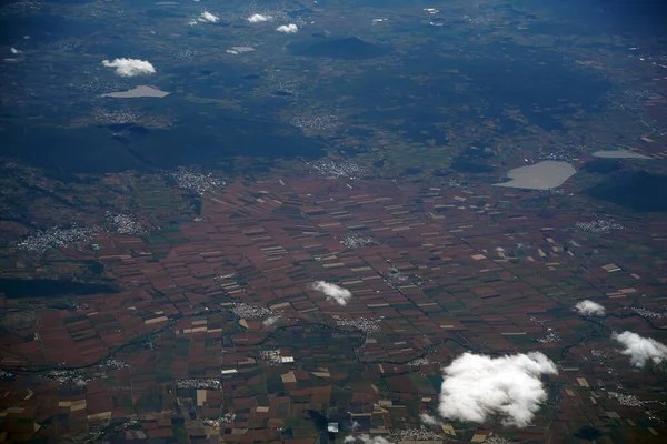 Guadalajara Jalisco从飞机上俯瞰全景 — 图库照片