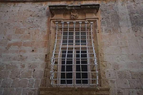 Malta Medina Middeleeuws Dorp Stenen Gebouw Straat — Stockfoto