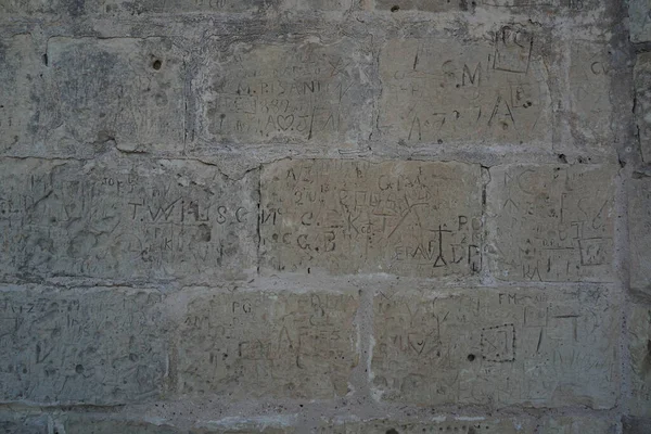 Μάλτα Medina Μεσαιωνικό Χωριό Πέτρα Γκράφιτι Κτίριο Δρόμο — Φωτογραφία Αρχείου