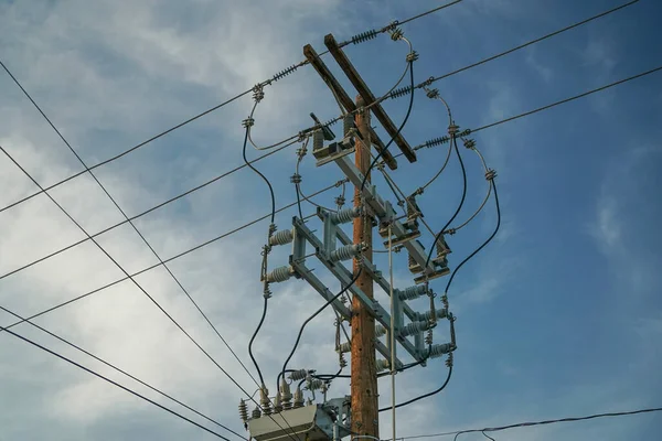 Wire Kábelek Részletezése Mexikóban Californiában — Stock Fotó