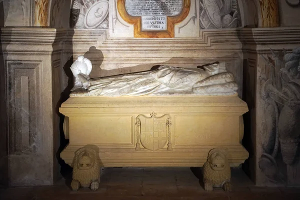 Templar Malta Knight Tomb Skull Skeleton Detail — Stock Photo, Image