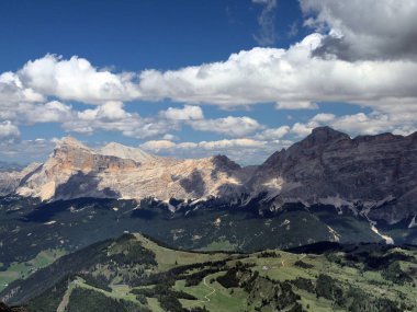 Monte croce Dağı Dolomitler Panorama